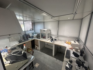 Salle de préparation des gamètes et des paillettes